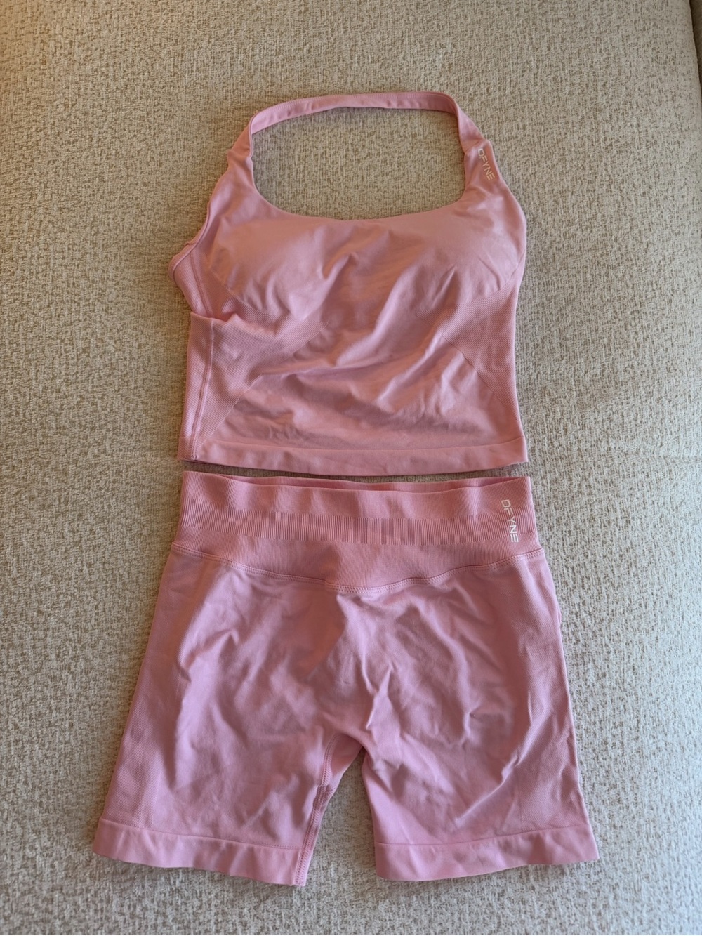 DFYNE Impacts Tank and Shorts — High-Rise Active Fit
